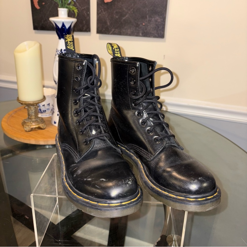 Dr. Martens Black Leather Women’s Boots